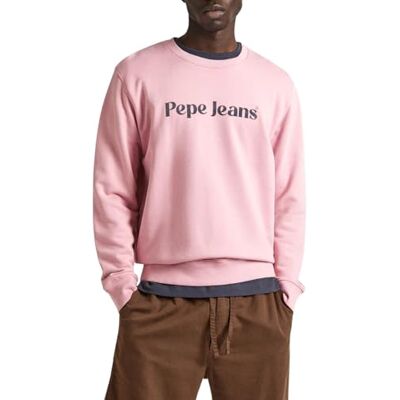 PM582667 Pepe Jeans Męska bluza Regis, różowa (Popiół różowy), XL, Różowy (Popiół różowy), XL PM582667 Pepe Jeans Męska bluza Regis, różowa (Popiół różowy), XL, Różowy (Popiół różowy), XL
