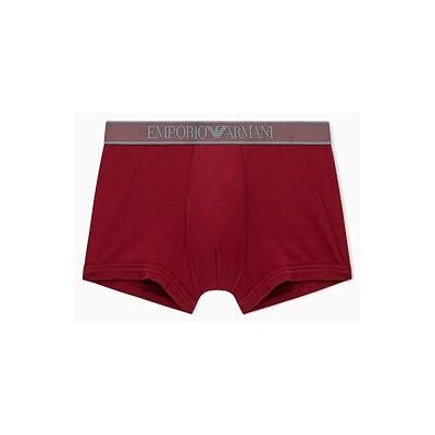 EM000231 Emporio Armani Męskie błyszczące spodnie Logoband Trunk, Czerwony, S EM000231 Emporio Armani Męskie błyszczące spodnie Logoband Trunk, Czerwony, S