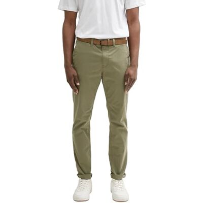 1027694 TOM TAILOR Denim Męskie spodnie slim chinosy, 10905 Tree Moss Green, 30W / 30L 1027694 TOM TAILOR Denim Męskie spodnie slim chinosy, 10905 Tree Moss Green, 30W / 30L