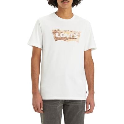 22491 Levi's Graphic Crewneck Tee T-Shirt Mężczyźni ,Tropical Batwing Whi ,XS 22491 Levi's Graphic Crewneck Tee T-Shirt Mężczyźni ,Tropical Batwing Whi ,XS
