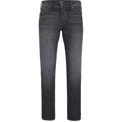12245644_BlackDenim JACK & JONES Męskie dżinsy zwężane w rozmiarze plus size JJJORIGINAL SQ 270 PLS zwężane dżinsy, czarny, 44W / 30L 12245644_BlackDenim JACK & JONES Męskie dżinsy zwężane w rozmiarze plus size JJJORIGINAL SQ 270 PLS zwężane dżinsy, czarny, 44W / 30L