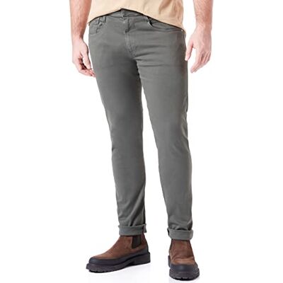 M914Y .000.8366197 REPLAY Dżinsy męskie Anbass Stretch Straight Leg Regularny Talia Fason: Slim Fit Rozmiar: 27-40, Moss Green 312, 28W / 34L M914Y .000.8366197 REPLAY Dżinsy męskie Anbass Stretch Straight Leg Regularny Talia Fason: Slim Fit Rozmiar: 27-40, Moss Green 312, 28W / 34L