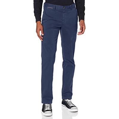 MW0MW15700 Tommy Hilfiger Denton Th Flex Satin Chino Gmd Spodnie Mężczyźni, indygo (Faded Indigo), 28W / 34L MW0MW15700 Tommy Hilfiger Denton Th Flex Satin Chino Gmd Spodnie Mężczyźni, indygo (Faded Indigo), 28W / 34L