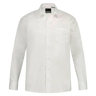 59374640 JP 1880 Męska koszulka męska, duże rozmiary, L-8XL do 8XL, koszula, koszula biznesowa, kieszeń na piersi, kołnierz i Comfort Fit, czysta bawełna, łatwa do prasowania 703633, biały (biały 20), 4XL 59374640 JP 1880 Męska koszulka męska, duże rozmiary, L-8XL do 8XL, koszula, koszula biznesowa, kieszeń na piersi, kołnierz i Comfort Fit, czysta bawełna, łatwa do prasowania 703633, biały (biały 20), 4XL