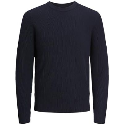 12257771 JACK & JONES Jjeperfect Knit Crew Neck Sn męski sweter z dzianiny, sky captain, XS 12257771 JACK & JONES Jjeperfect Knit Crew Neck Sn męski sweter z dzianiny, sky captain, XS
