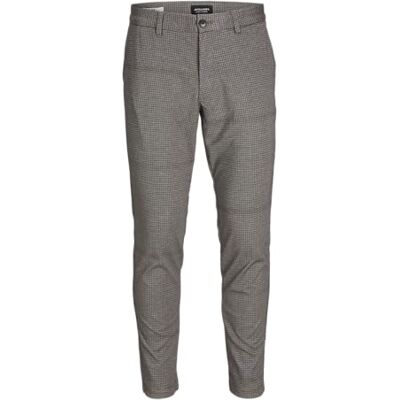 12249310 Jack & Jones JPSTMARCO JJCOOPER Structure Chino SN, Crockery/Szczegóły: houndstooth, 27W / 32L 12249310 Jack & Jones JPSTMARCO JJCOOPER Structure Chino SN, Crockery/Szczegóły: houndstooth, 27W / 32L