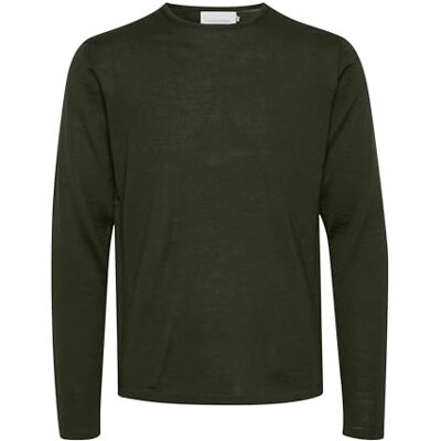 20501343 CASUAL FRIDAY Męski sweter Kent Merino Crew Neck Knit, 1961101/Deep Forest Melange, XL 20501343 CASUAL FRIDAY Męski sweter Kent Merino Crew Neck Knit, 1961101/Deep Forest Melange, XL