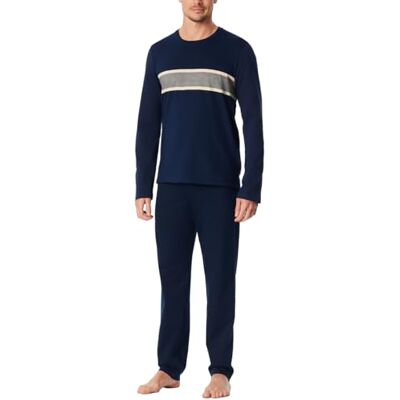 183591 Schiesser Piżama męska długa zestaw Nightwear, admirał, 50 183591 Schiesser Piżama męska długa zestaw Nightwear, admirał, 50