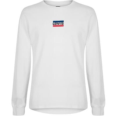36015-0158 Levi's Mężczyźni Long-Sleeve Standard Graphic Tee T-Shirt, Mini Sportswear Ls Srt White+, M 36015-0158 Levi's Mężczyźni Long-Sleeve Standard Graphic Tee T-Shirt, Mini Sportswear Ls Srt White+, M