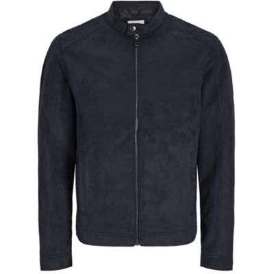 12261197 JACK & JONES Męska kurtka Jjedylan Clean Faux Suede Jacket Noos, Jet Black, L 12261197 JACK & JONES Męska kurtka Jjedylan Clean Faux Suede Jacket Noos, Jet Black, L