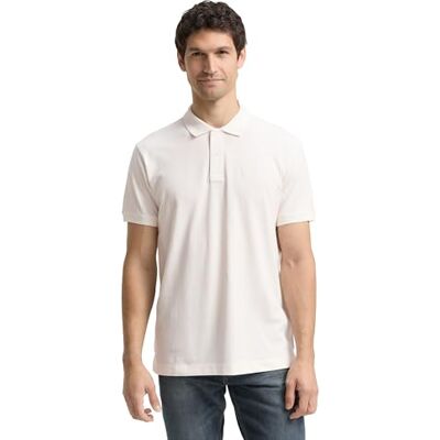 1045898 TOM TAILOR Męska koszulka polo, 10348 Gardenia White, M 1045898 TOM TAILOR Męska koszulka polo, 10348 Gardenia White, M