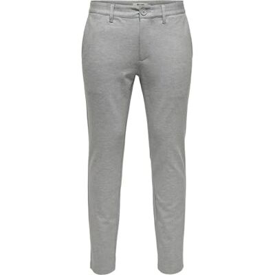 22022912-4844330 ONLY & SONS Onsmark Slim Tap Ditsy 2912 Pant Noos, Castor Gray, 29W / 30L 22022912-4844330 ONLY & SONS Onsmark Slim Tap Ditsy 2912 Pant Noos, Castor Gray, 29W / 30L