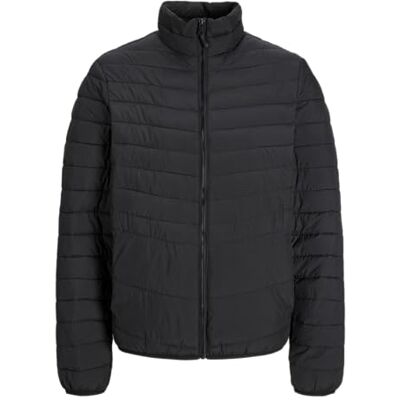 12256985 JACK & JONES Męska kurtka pikowana, czarny, XXL 12256985 JACK & JONES Męska kurtka pikowana, czarny, XXL