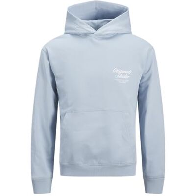 12283054-4825879 JACK & JONES Jornorrebro Typo Back Sweat Hood Sn, Skyway, L 12283054-4825879 JACK & JONES Jornorrebro Typo Back Sweat Hood Sn, Skyway, L