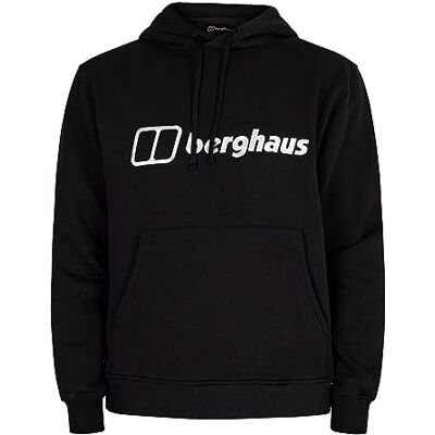 4A001192BP6 Berghaus Męska kurtka polarowa z logo na całej długości Czarny Jet Black XS 4A001192BP6 Berghaus Męska kurtka polarowa z logo na całej długości Czarny Jet Black XS