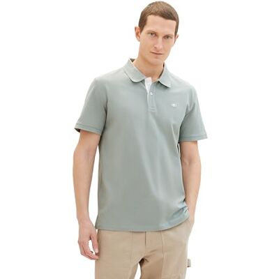 1031006 TOM TAILOR Koszulka polo Basic Piqué Mężczyźni, 27842 Iced Grey Mint, XL 1031006 TOM TAILOR Koszulka polo Basic Piqué Mężczyźni, 27842 Iced Grey Mint, XL