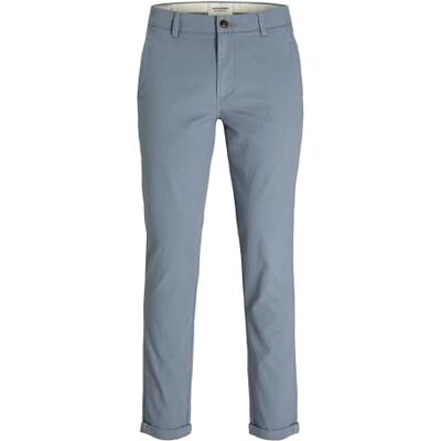 12206198 JACK & JONES Chino Spodnie Slim Fit Chino Trousers, Niebieski miraggio, 31W / 30L 12206198 JACK & JONES Chino Spodnie Slim Fit Chino Trousers, Niebieski miraggio, 31W / 30L