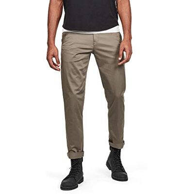 D01794-5126-1260 G-Star męskie ogrodniczki Bronson Slim Chino Gs Grey 1260, W24/L32 D01794-5126-1260 G-Star męskie ogrodniczki Bronson Slim Chino Gs Grey 1260, W24/L32