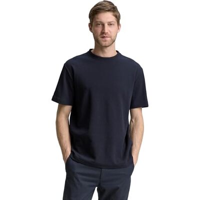 1046810 TOM TAILOR T-shirt męski, 10668 Sky Captain Blue, XS 1046810 TOM TAILOR T-shirt męski, 10668 Sky Captain Blue, XS