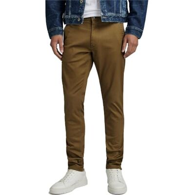 D21974 G-STAR RAW męskie spodnie Skinny Chino 2.0, Zielony (Dark Olive -c105-c744), 26W / 30L D21974 G-STAR RAW męskie spodnie Skinny Chino 2.0, Zielony (Dark Olive -c105-c744), 26W / 30L