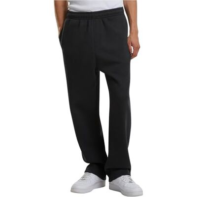 BY288 Build Your Brand Męskie spodnie sportowe Fluffy Trackpants, luźne spodnie do biegania o luźnym kroju, rozmiary S-5XL, czarny, M BY288 Build Your Brand Męskie spodnie sportowe Fluffy Trackpants, luźne spodnie do biegania o luźnym kroju, rozmiary S-5XL, czarny, M