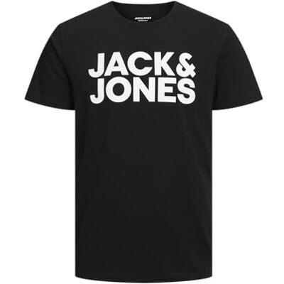 12151955 JACK & JONES Koszulka męska Jjecorp Logo Tee SS O-Neck Noos, Black 2, L 12151955 JACK & JONES Koszulka męska Jjecorp Logo Tee SS O-Neck Noos, Black 2, L