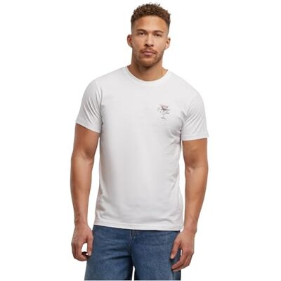 MT3893 Mister Tee Męski T-shirt 100% bawełna biały XS, biały, XS MT3893 Mister Tee Męski T-shirt 100% bawełna biały XS, biały, XS