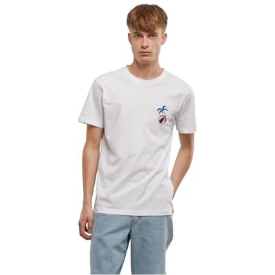 MT2812 Mister Tee Męski T-shirt 100% bawełna biały L, biały, L MT2812 Mister Tee Męski T-shirt 100% bawełna biały L, biały, L