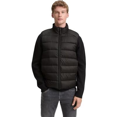 1046262 TOM TAILOR Denim Kamizelka męska, 2999 Black, S 1046262 TOM TAILOR Denim Kamizelka męska, 2999 Black, S