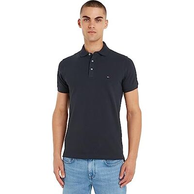 MW0MW17771 Tommy Hilfiger Mężczyźni 1985 Slim Polo Koszulka Polo, Pustynne Niebo, 3XL MW0MW17771 Tommy Hilfiger Mężczyźni 1985 Slim Polo Koszulka Polo, Pustynne Niebo, 3XL