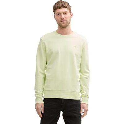 1047024 TOM TAILOR Bluza męska, 29078 Lime Cream Green, 3XL 1047024 TOM TAILOR Bluza męska, 29078 Lime Cream Green, 3XL