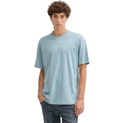 1040880 TOM TAILOR Denim T-shirt męski, 27840 Jasnoszary miętowy, S 1040880 TOM TAILOR Denim T-shirt męski, 27840 Jasnoszary miętowy, S
