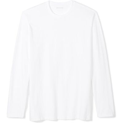 MAE45004SP18-Whi-2XL Amazon Essentials Męska koszulka z długim rękawem o regularnym kroju, biała, XXL MAE45004SP18-Whi-2XL Amazon Essentials Męska koszulka z długim rękawem o regularnym kroju, biała, XXL