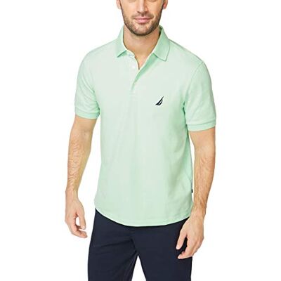 K82800-3RA-S Nautica Męska koszulka polo z krótkim rękawem jednolita elastyczna bawełna pique K82800-3RA-S Nautica Męska koszulka polo z krótkim rękawem jednolita elastyczna bawełna pique