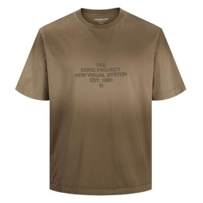 12276661-4775260 Jack & Jones Jcohorizon Fade Spray Tee SS Crew Neck, Desert Taupe, M 12276661-4775260 Jack & Jones Jcohorizon Fade Spray Tee SS Crew Neck, Desert Taupe, M