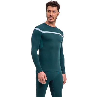 39677 FALKE Mężczyźni Warstwa podstawowa (góra) Warm Round Neck M L/s Sh materiał funkcyjny szybkoschnące chłodzące1 Sztuka, Zielony Holly 7385 Trend, XXL 39677 FALKE Mężczyźni Warstwa podstawowa (góra) Warm Round Neck M L/s Sh materiał funkcyjny szybkoschnące chłodzące1 Sztuka, Zielony Holly 7385 Trend, XXL