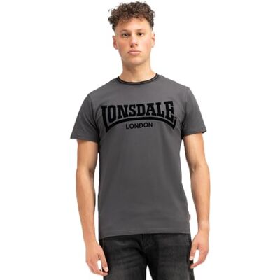 117605 Lonsdale Potternewton T-shirt męski, antracytowy/czarny., 3XL 117605 Lonsdale Potternewton T-shirt męski, antracytowy/czarny., 3XL
