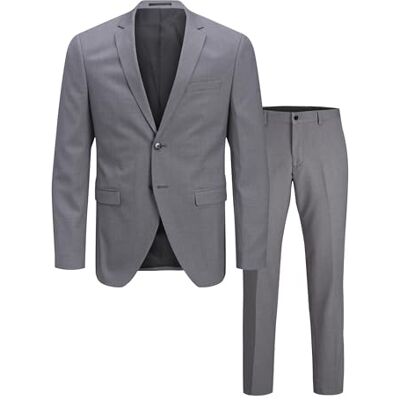 12181339 JACK & JONES jprfranco suit noos Garnitur Mężczyźni, jasnoszary melanżowy, 48 12181339 JACK & JONES jprfranco suit noos Garnitur Mężczyźni, jasnoszary melanżowy, 48