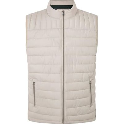 HM403089 Hackett London Kurtka męska Ultra Lw Gilet, Brązowy (piaskowo-beżowy), XL HM403089 Hackett London Kurtka męska Ultra Lw Gilet, Brązowy (piaskowo-beżowy), XL