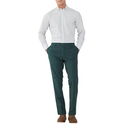 HM212594 Hackett London Męskie spodnie chinosy Ultra Lw K, zielone (zielone), 40W/34L, Zielony (Bottle Green), 40W / 34L HM212594 Hackett London Męskie spodnie chinosy Ultra Lw K, zielone (zielone), 40W/34L, Zielony (Bottle Green), 40W / 34L