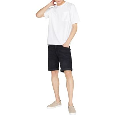 4HC1S9001 Sisley Mens Bermuda szorty, czarny denim 800, 38, Black Denim 800, 38 4HC1S9001 Sisley Mens Bermuda szorty, czarny denim 800, 38, Black Denim 800, 38