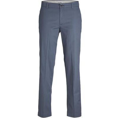 12255441 JACK & JONES Męskie spodnie chinosy, luźny krój, spodnie chinosy, Blue Mirage, 30W / 34L 12255441 JACK & JONES Męskie spodnie chinosy, luźny krój, spodnie chinosy, Blue Mirage, 30W / 34L