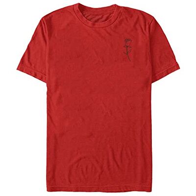 4e47040c-0186-4f99-ad28-ed2851395c10 Disney Unisex Sleeping Beauty Enchanted Rose Line Organic Short Sleeve T-shirt, czerwony, L 4e47040c-0186-4f99-ad28-ed2851395c10 Disney Unisex Sleeping Beauty Enchanted Rose Line Organic Short Sleeve T-shirt, czerwony, L