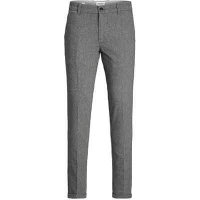 12260906 Jack & Jones Jpstmarco Jjhenry Chino Sn, Szary melanż/szczegóły: obrączka, 27W / 32L 12260906 Jack & Jones Jpstmarco Jjhenry Chino Sn, Szary melanż/szczegóły: obrączka, 27W / 32L