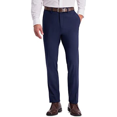KD00485-400-38Wx32L Kenneth Cole Reaction Męskie spodnie w kratkę cienia ze stretchem slim fit, NIEBIESKI, 38W x 32L KD00485-400-38Wx32L Kenneth Cole Reaction Męskie spodnie w kratkę cienia ze stretchem slim fit, NIEBIESKI, 38W x 32L