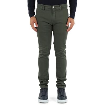 M9627E.000.8366197 Replay Męskie chinosy Zeumar Slim-Fit Hyperflex X-Lite ze stretchem, Military Green 030-1, 36W / 30L M9627E.000.8366197 Replay Męskie chinosy Zeumar Slim-Fit Hyperflex X-Lite ze stretchem, Military Green 030-1, 36W / 30L