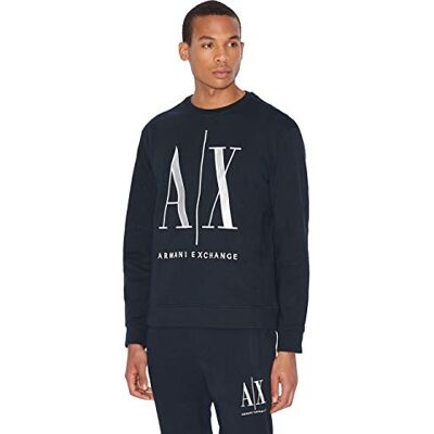 8NZMPAZJ1ZZ-1510-XXL Armani Exchange Bluza męska Icon Project, NIEBIESKI, XXL 8NZMPAZJ1ZZ-1510-XXL Armani Exchange Bluza męska Icon Project, NIEBIESKI, XXL