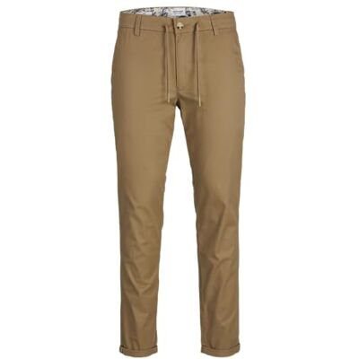 12253071 Jack & Jones Mężczyźni Jpstmarco Jjsummer Chino Spodnie, Elmwood, 33W / 34L 12253071 Jack & Jones Mężczyźni Jpstmarco Jjsummer Chino Spodnie, Elmwood, 33W / 34L