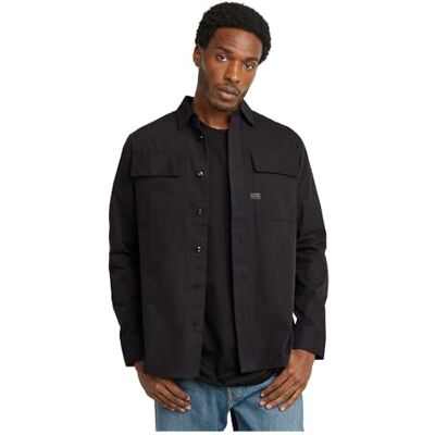 D23583 G-Star RAW CPO Regular koszula, Czarny (Dk Black -d773-6484), M D23583 G-Star RAW CPO Regular koszula, Czarny (Dk Black -d773-6484), M