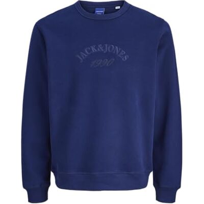 12286775-4875293 JACK & JONES Jorbleecker Branding Sweat Crew Bf, Ocean Cavern, XL 12286775-4875293 JACK & JONES Jorbleecker Branding Sweat Crew Bf, Ocean Cavern, XL